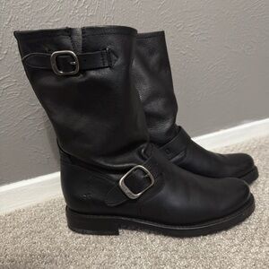 FRYE AND CO. Black Leather Boots